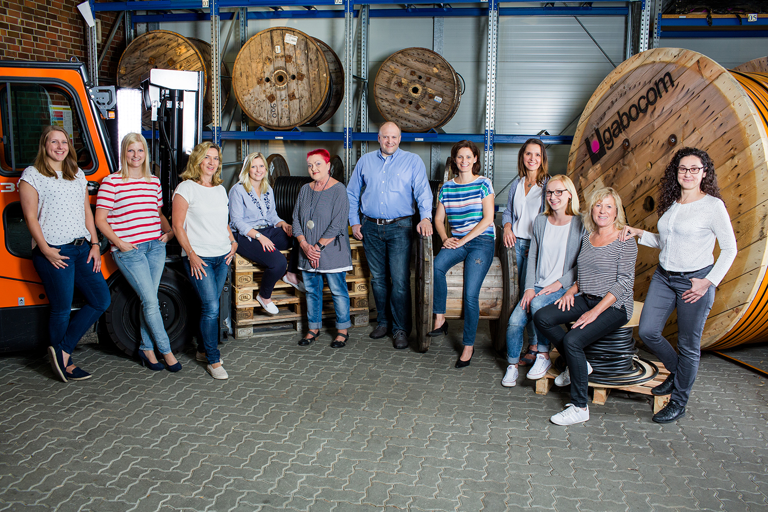 gruppenbild des kundencenters