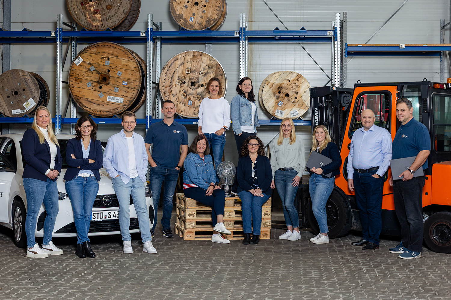 gruppenbild des kundencenters