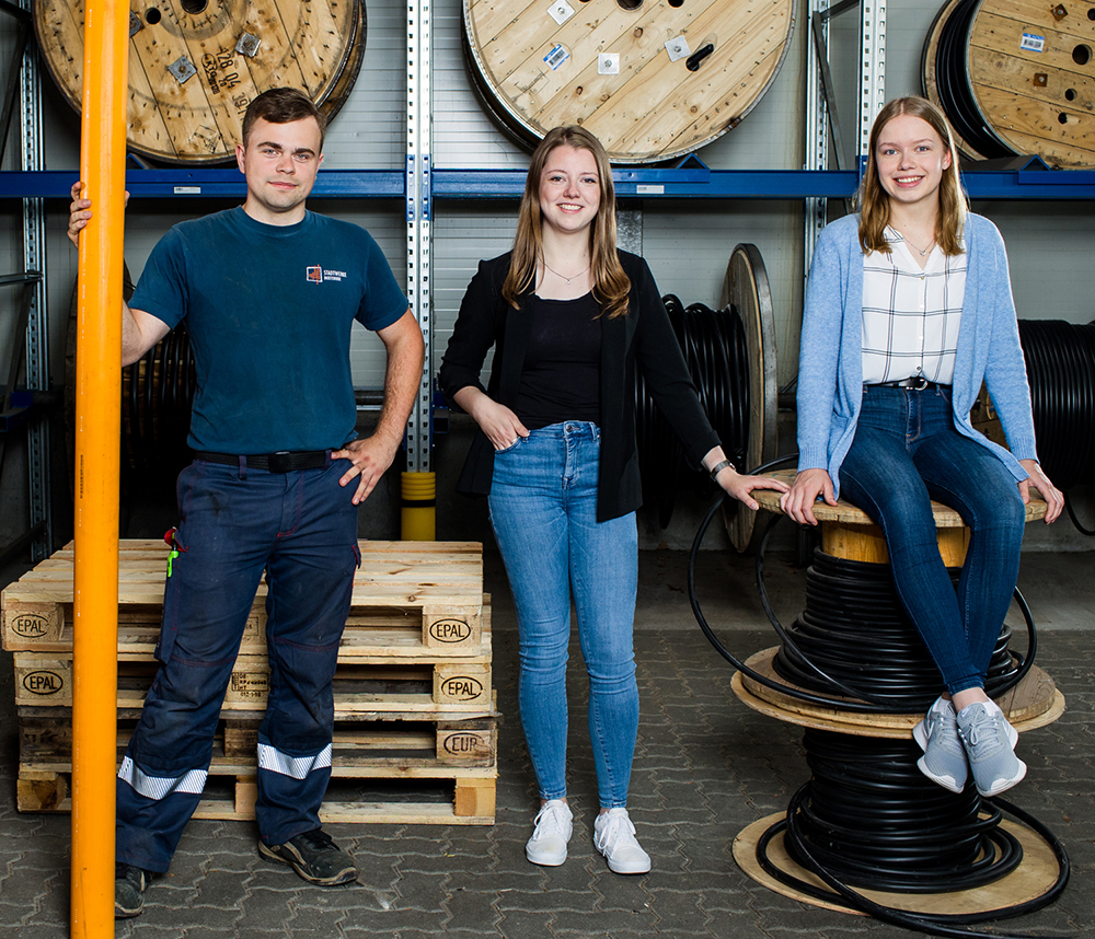 stadtwerke buxtehude team azubis quadr