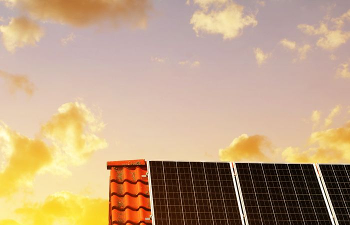 Photovoltaikanlage auf dem Dach